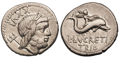 lucretia roman coin denarius